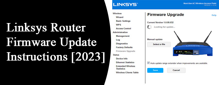 linksys router firmware update