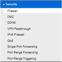 linksys router firewall