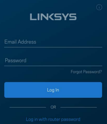 Linksys Velop Interface Login