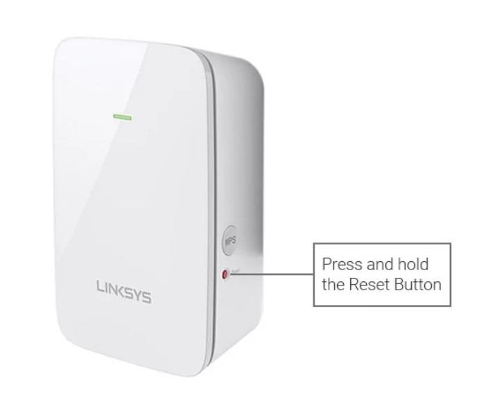 Reset Linksys RE1000 Extender