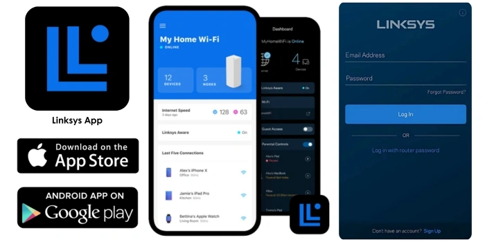 download the linksys app