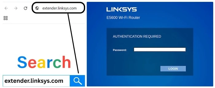 linksys setup page