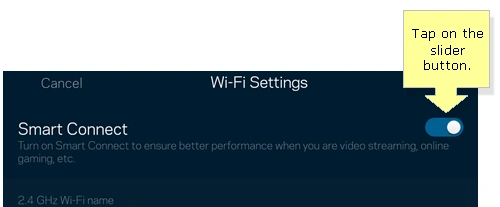 Linksys Smart Connect Feature