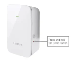 linksys re3000w reset