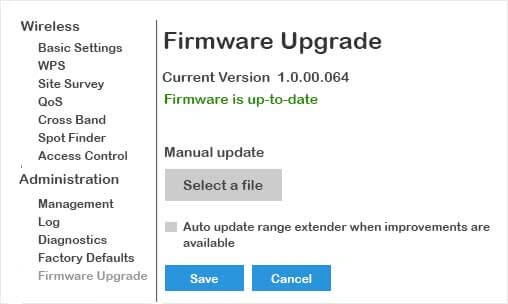 linksys re6700 firmware update