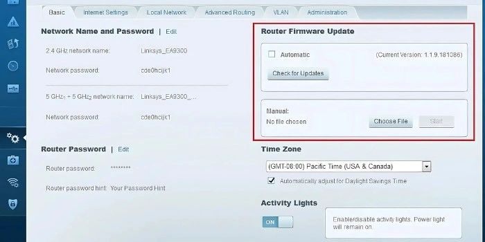 update firmware