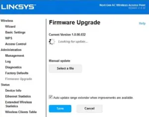 linksys atlas max 6e firmware update 